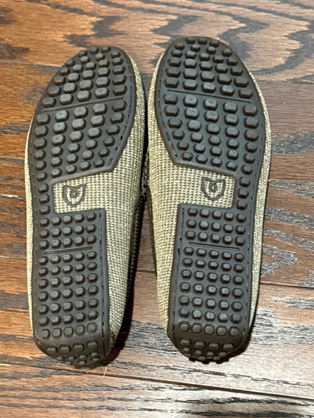 Rothy's bronze Woven Loafers the driver size W8 preppy casual classic - Picture 6 of 8